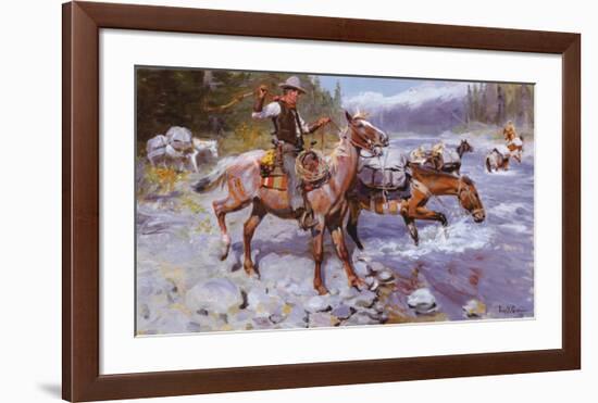 Crossing the River-Philip R^ Goodwin-Framed Art Print