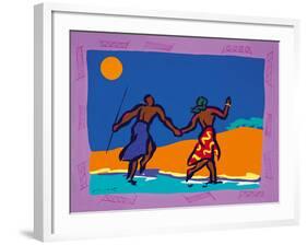 Crossing the River-Gerry Baptist-Framed Giclee Print