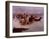 Crossing the River-Celia Russell-Framed Giclee Print