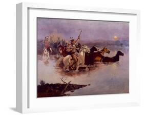 Crossing the River-Celia Russell-Framed Giclee Print