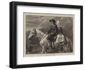 Crossing the Stream-Frederick Goodall-Framed Giclee Print