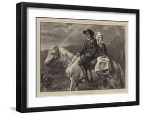 Crossing the Stream-Frederick Goodall-Framed Giclee Print