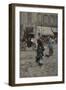 Crossing the Street, 1873-75 (Oil on Panel)-Giovanni Boldini-Framed Giclee Print