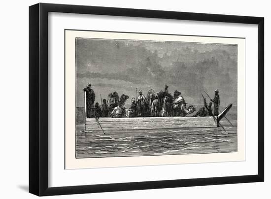 Crossing the Syr-Darya-null-Framed Giclee Print