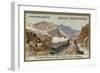 Crossing the United States on the Pacific Railroad-null-Framed Giclee Print