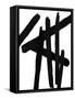 Crossroads Black and White I-Ellie Roberts-Framed Stretched Canvas