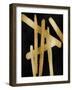 Crossroads Gold on Black I-Ellie Roberts-Framed Art Print