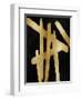 Crossroads Gold on Black I-Ellie Roberts-Framed Art Print