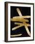 Crossroads Gold on Black II-Ellie Roberts-Framed Art Print