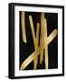 Crossroads Gold on Black IV-Ellie Roberts-Framed Art Print