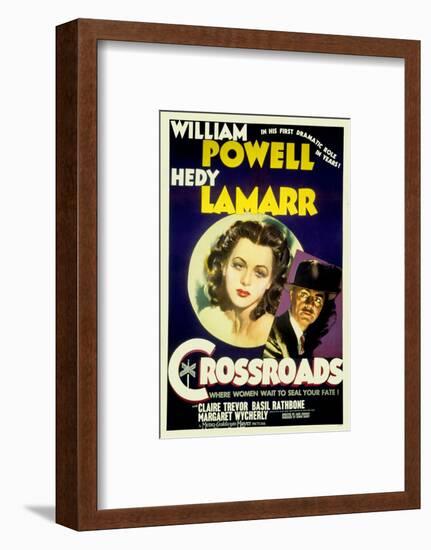 Crossroads, Hedy Lamarr, William Powell, 1942-null-Framed Photo