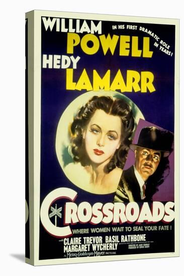 Crossroads, Hedy Lamarr, William Powell, 1942-null-Stretched Canvas