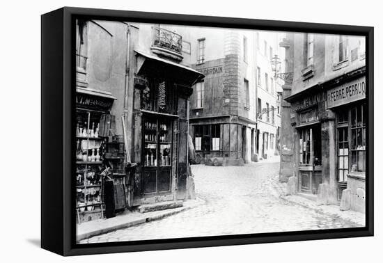 Crossroads of the Fromentel, Saint-Hilaire, Jean-De-Beauvais, Charretiere Et Mont-De-Marsan Streets-Charles Marville-Framed Stretched Canvas