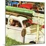 Crossroads on Sunday-Norman Rockwell-Mounted Giclee Print