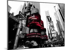 Crossroads, Times Square, NYC-Ludo H^-Mounted Art Print