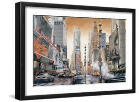 Crossroads (Times Square)-Matthew Daniels-Framed Art Print