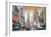 Crossroads (Times Square)-Matthew Daniels-Framed Art Print