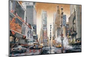 Crossroads (Times Square)-Matthew Daniels-Mounted Art Print