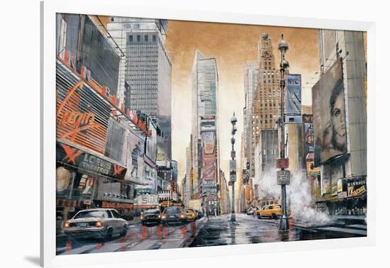 Crossroads (Times Square)-Matthew Daniels-Framed Art Print