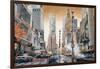 Crossroads (Times Square)-Matthew Daniels-Framed Art Print