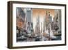 Crossroads (Times Square)-Matthew Daniels-Framed Premium Giclee Print