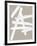 Crossroads White on Tan II-Ellie Roberts-Framed Art Print