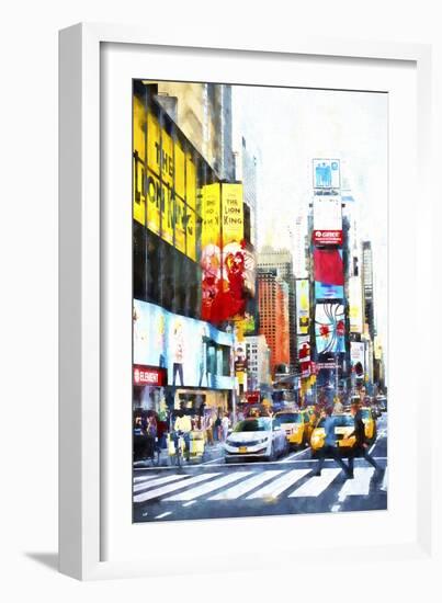 Crosswalk-Philippe Hugonnard-Framed Giclee Print