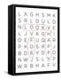 Crossword Puzzle I-Anna Quach-Framed Stretched Canvas