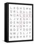 Crossword Puzzle II-Anna Quach-Framed Stretched Canvas