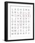 Crossword Puzzle II-Anna Quach-Framed Art Print