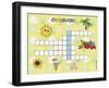 Crossword-millaus-Framed Art Print