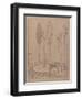 Crouching by the Marge-Charles Ricketts-Framed Giclee Print