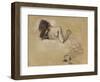 Crouching woman, 1827-Ferdinand Victor Eugene Delacroix-Framed Giclee Print