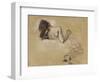 Crouching woman, 1827-Ferdinand Victor Eugene Delacroix-Framed Giclee Print