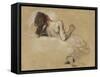 Crouching woman, 1827-Ferdinand Victor Eugene Delacroix-Framed Stretched Canvas