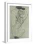 Crouching-Egon Schiele-Framed Giclee Print