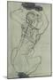 Crouching-Egon Schiele-Mounted Giclee Print