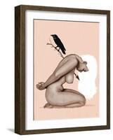 Crow and Arrow-Alexander Grahovsky-Framed Art Print