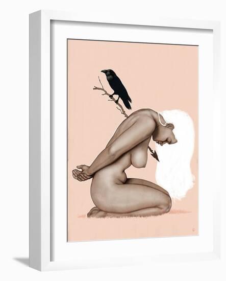 Crow and Arrow-Alexander Grahovsky-Framed Art Print