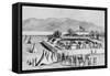 Crow Creek Indian Agency in Dakota in 1866-null-Framed Stretched Canvas