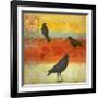 Crow Crossroads-Margaret Donharl-Framed Art Print