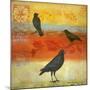 Crow Crossroads-Margaret Donharl-Mounted Art Print