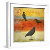 Crow Crossroads-Margaret Donharl-Framed Art Print