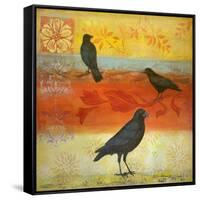 Crow Crossroads-Margaret Donharl-Framed Stretched Canvas