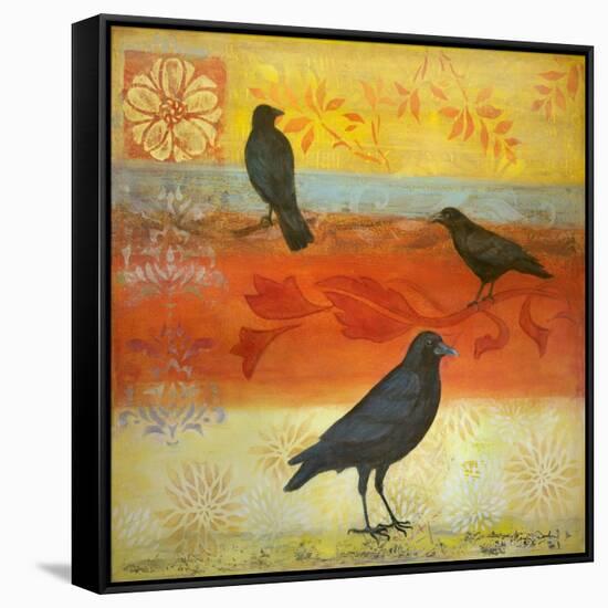 Crow Crossroads-Margaret Donharl-Framed Stretched Canvas