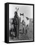 Crow Dog, C.1900 (B/W Photo)-John Alvin Anderson-Framed Stretched Canvas