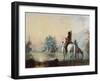 Crow Encampment, 1837-Alfred Jacob Miller-Framed Giclee Print