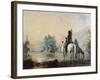 Crow Encampment, 1837-Alfred Jacob Miller-Framed Giclee Print