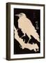 Crow in the Snow-Kyosai Kawanabe-Framed Giclee Print