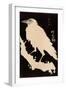 Crow in the Snow-Kyosai Kawanabe-Framed Premium Giclee Print